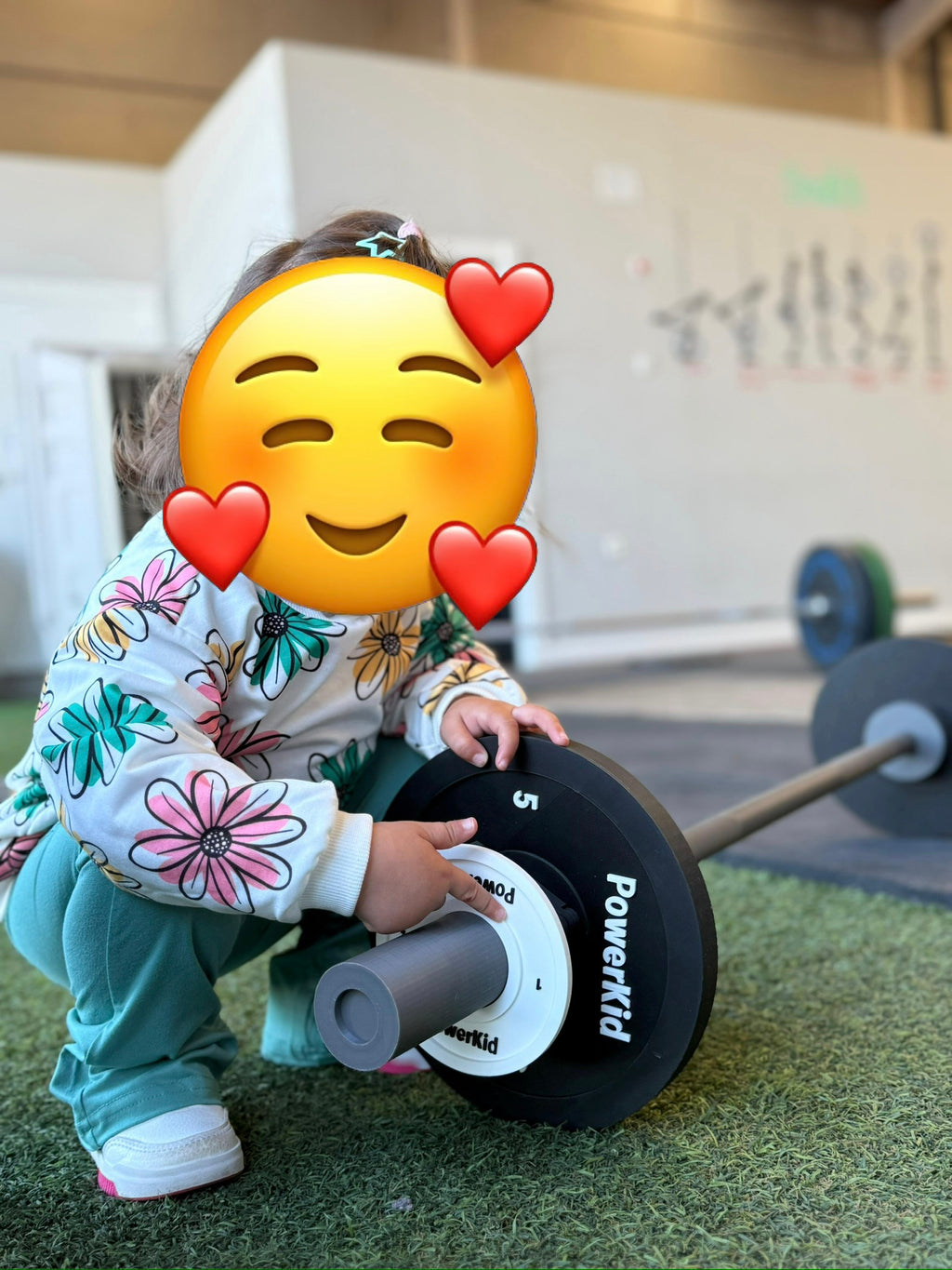 Barra infantil de entrenamiento tipo Cross Training – Kit completo con discos